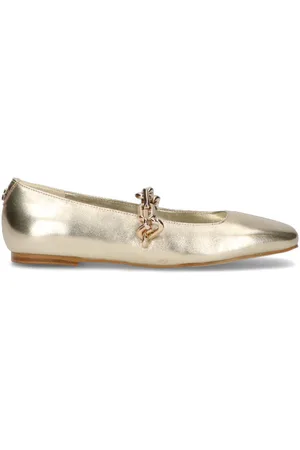 Guess Ballerina donna oro in pelle