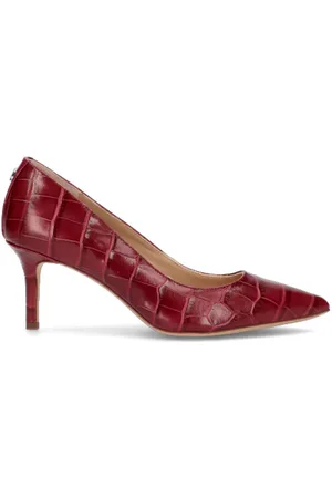 Ralph Lauren Decollete donna rossa in pelle