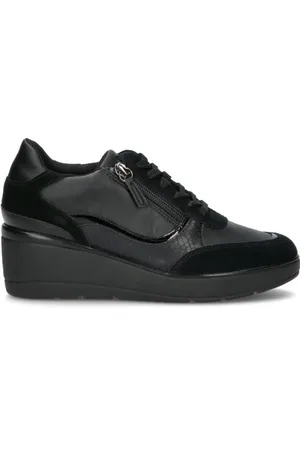 Geox Sneaker donna nera in suede