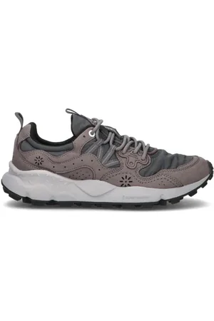 Flower Mountain Sneaker uomo grigio in suede