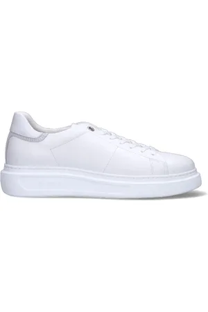HARMONT&BLAINE Sneaker uomo bianca in pelle