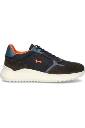 HARMONT&BLAINE Sneaker uomo /blu in suede