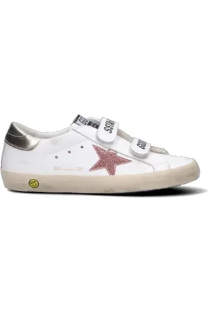Golden Goose OLD SCHOOL Sneaker bimba bianca in pelle