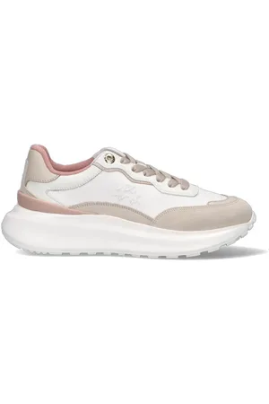 La Martina Sneaker donna bianca/cipria in pelle