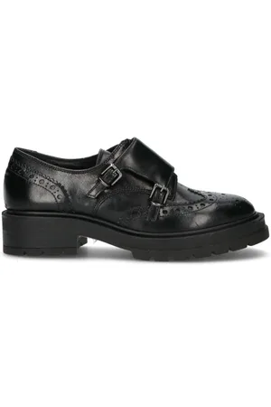 carmens Stringata donna nera in pelle