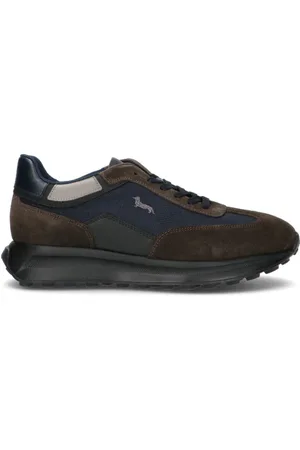 HARMONT&BLAINE Sneaker uomo /blu in suede