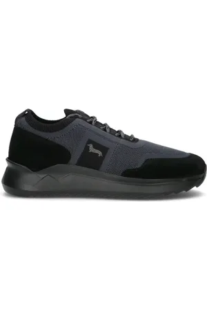 HARMONT&BLAINE Sneaker uomo nera in suede