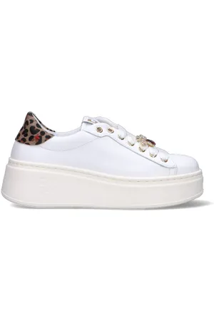 Gio+ Sneaker donna bianca in pelle