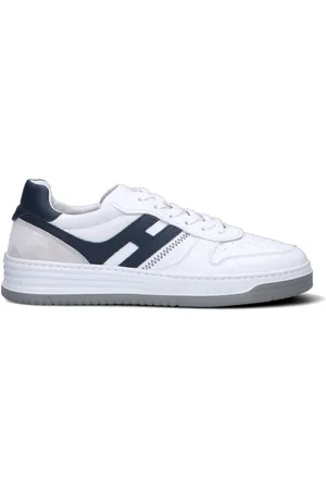 Hogan H630 Sneaker uomo bianca/blu in pelle