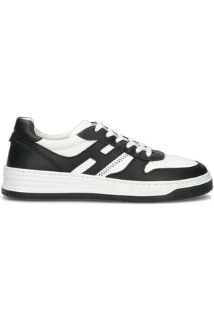 Hogan H630 Sneaker uomo nera/bianca in pelle