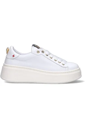 Gio+ Sneaker donna bianca in pelle