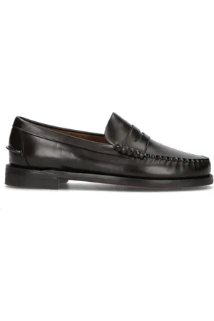 SEBAGO Mocassino uomo caffè in pelle