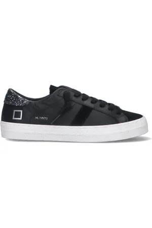 D.A.T.E. HILL LOW Sneaker donna nera in suede