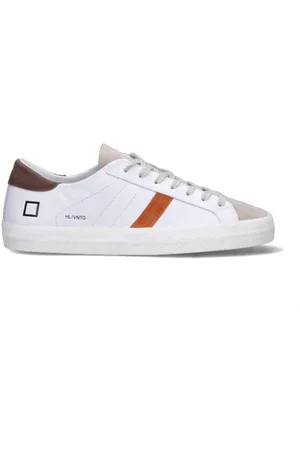 D.A.T.E. HILL LOW Sneaker uomo bianca in pelle