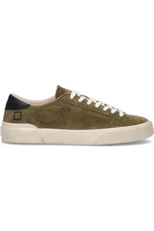 D.A.T.E. HILL LOW Sneaker uomo army in suede