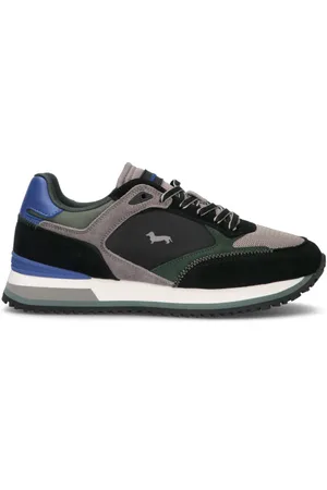 HARMONT&BLAINE Sneaker uomo nera in suede