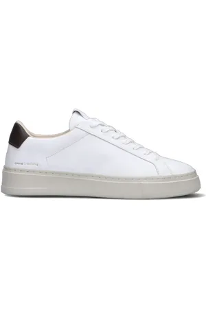 Crime london Sneaker uomo bianca in pelle