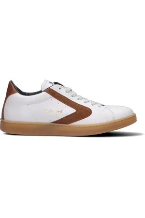 Valsport 1920 TOURNAMENT Sneaker uomo bianca/cognac in pelle