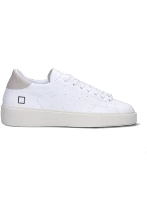 D.A.T.E. LEVANTE Sneaker uomo bianca/grigia in pelle