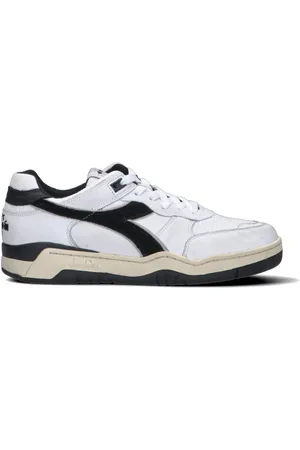 Diadora Sneaker uomo bianca/nera in pelle