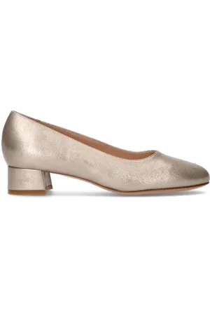 Confort Decollete donna oro in pelle