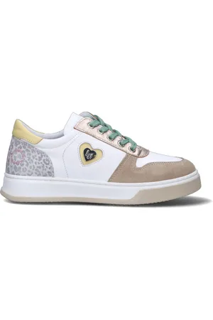 Liu Jo Sneaker ragazza bianca/beige/gialla in pelle