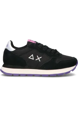 sun68 Sneaker donna nera e rosa in suede