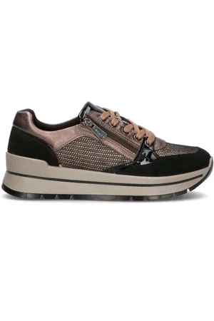 IGI&CO Sneaker donna nera/bronzo in pelle