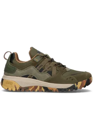 Jeep Sneaker uomo militare in suede