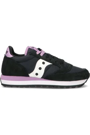 Saucony JAZZ ORIGINAL Sneaker donna nera/bianca/viola in suede