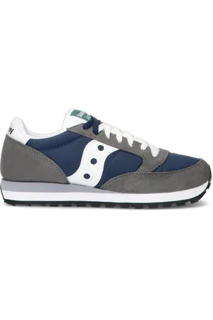 Saucony JAZZ ORIGINAL Sneaker uomo grigia/blu/bianca in suede