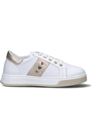 Liu Jo Sneaker ragazza bianca/oro in pelle