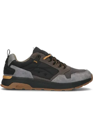 Jeep Sneaker uomo nera in suede