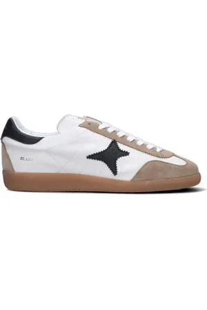 Ama Brand Sneaker uomo bianca/nera in pelle