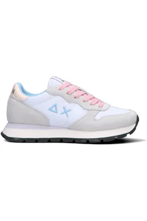 sun68 Sneaker donna bianca in suede