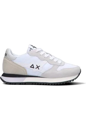 sun68 Sneaker donna bianca in suede