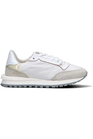 Hidnander Sneaker donna bianca/beige in suede