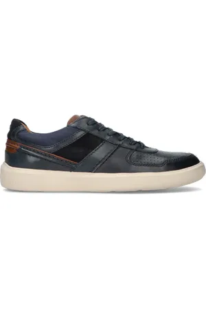 Clarks Sneaker uomo blu/ in pelle