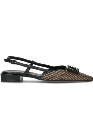 Exe Slingback donna nera/beige