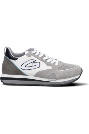 Alberto Guardiani Sneaker uomo grigia/ /bianca/nera in suede