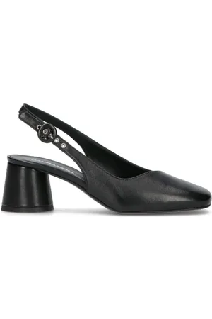 HALMANERA Slingback donna nera in pelle