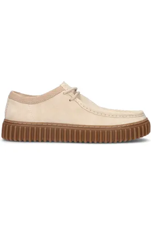 Clarks Mocassino uomo ecrù in suede