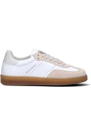 Woolrich Sneaker donna bianca/beige in pelle
