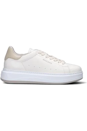 Woolrich Sneaker donna bianca in pelle