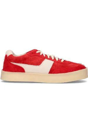 Clarks Sneaker uomo rossa in suede