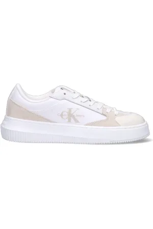 Calvin Klein Sneaker donna bianca in pelle