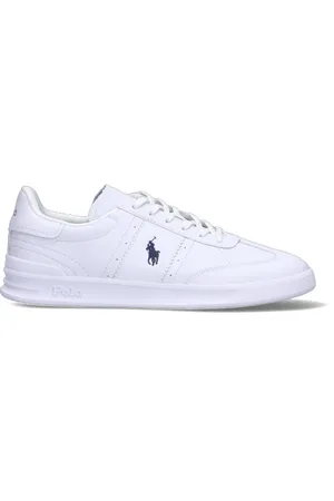 Ralph Lauren POLO SPORT Sneaker uomo bianca in pelle