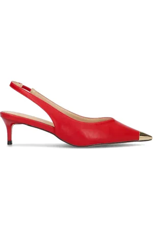 Exe Slingback donna rossa nude