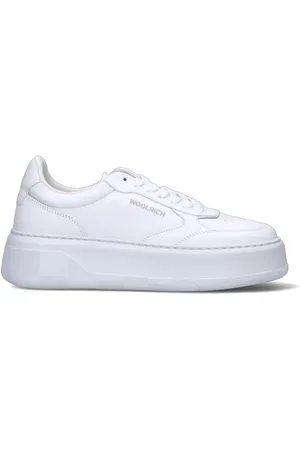 Woolrich Sneaker donna bianca in pelle