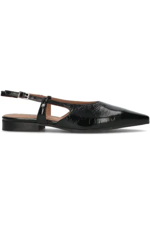 carmens Slingback donna nera in pelle